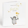 Gästebuch Taufe "Fröhlicher Pinguin"