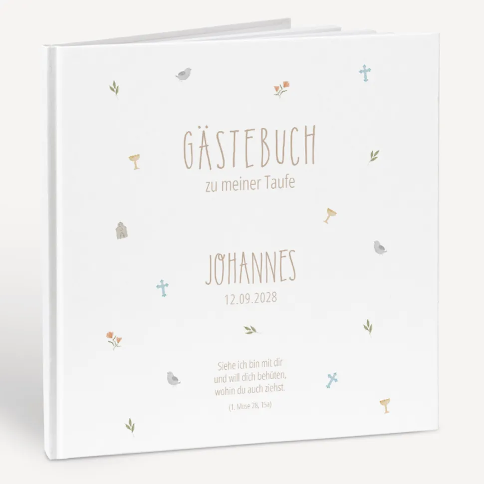 Gästebuch Taufe "Kleine Symbole"
