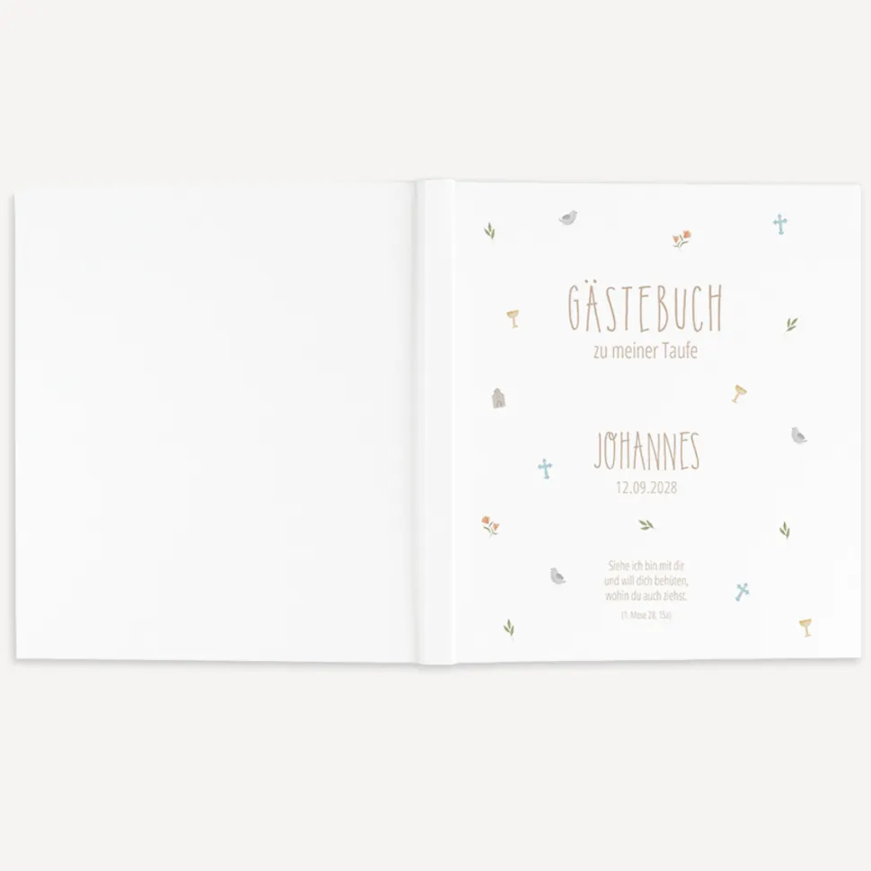 Gästebuch Taufe "Kleine Symbole"