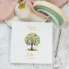 Gästebuch Taufe "Lebensbaum Bunte Blätter"