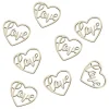 Holz Konfetti Herzen "Love" 24 Stck