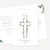 Kirchenheft Taufe "Eukalyptus Kreuz"