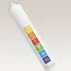Kommunionkerze Regenbogen klassisch schmal