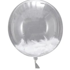 Konfetti Luftballons Federn 3 Stück