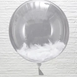 Konfetti Luftballons Federn 3 Stück