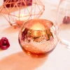Kugelvase Glas roségold