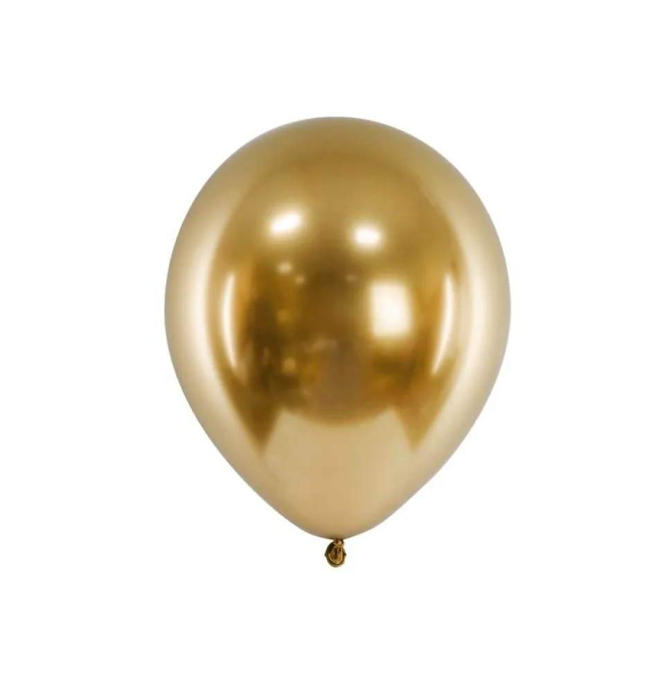 Luftballons Metallic Glossy gold 10 Stück