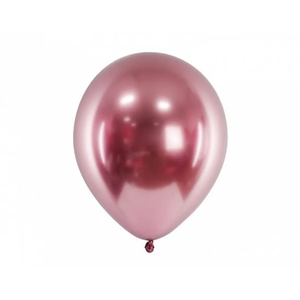 Luftballons Metallic Glossy roségold 10 Stück