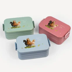 Mepal Bento Lunchbox midi Brotdose Kinder "Pferde"