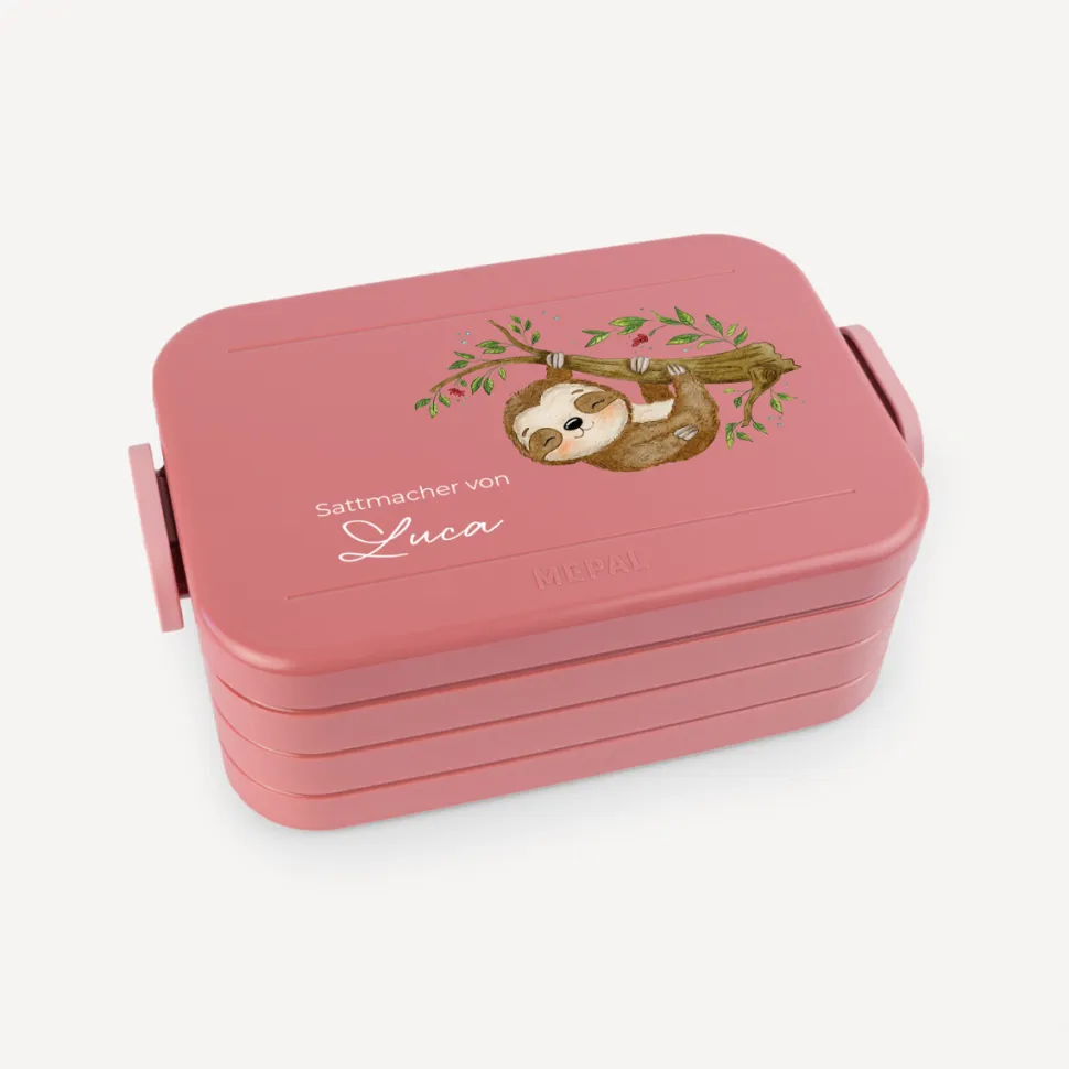 Mepal Bento Lunchbox midi Brotdose Kinder "Faultier Fridolin"