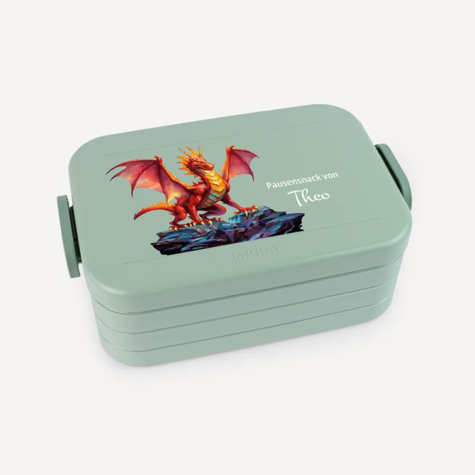 Mepal Bento Lunchbox midi Brotdose Kinder "Mächtiger Drache"
