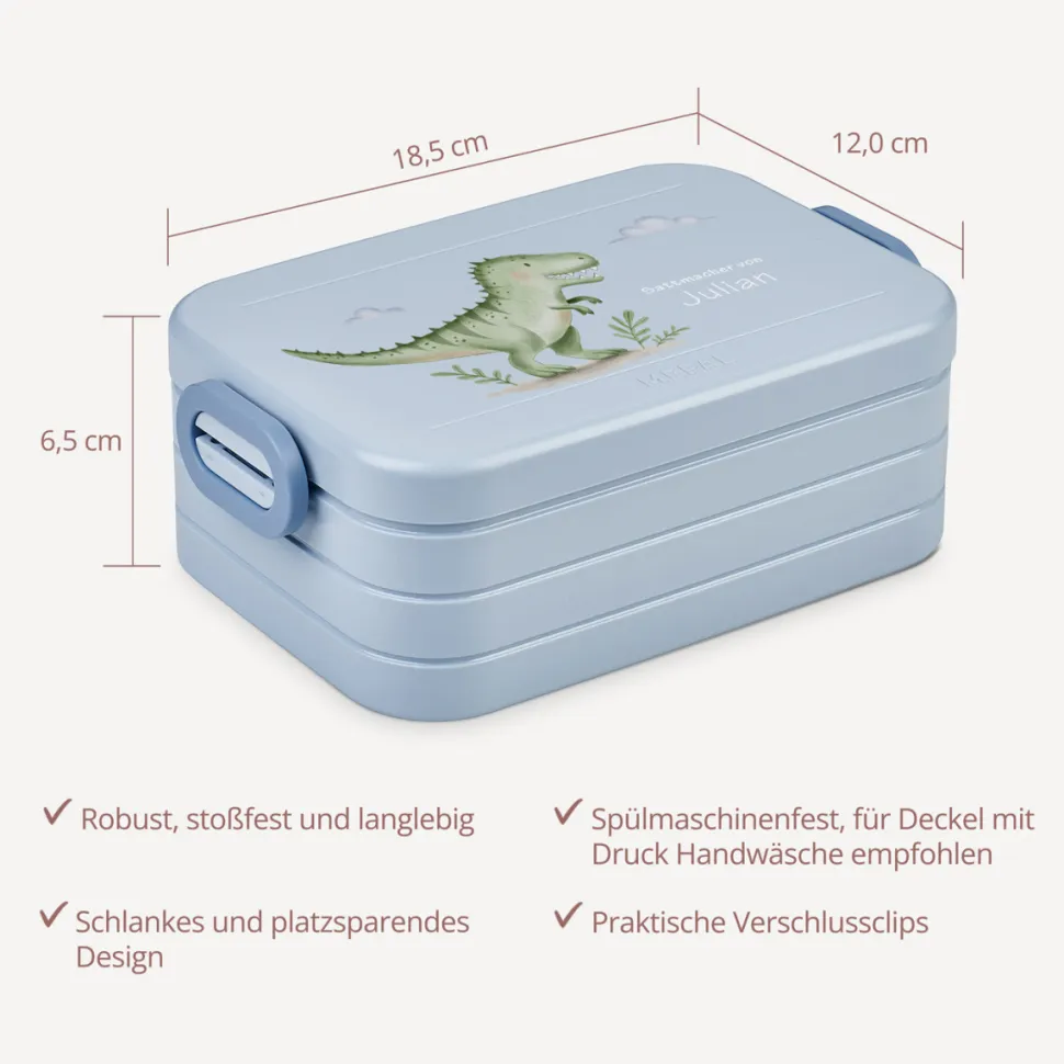 Mepal Bento Lunchbox midi Brotdose Kinder "T-Rex Titus"
