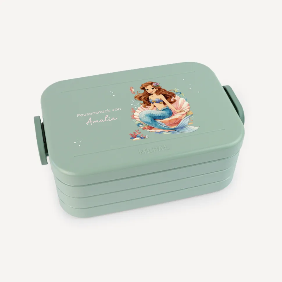 Mepal Bento Lunchbox midi Brotdose Kinder "Kleine Meerjungfrau"