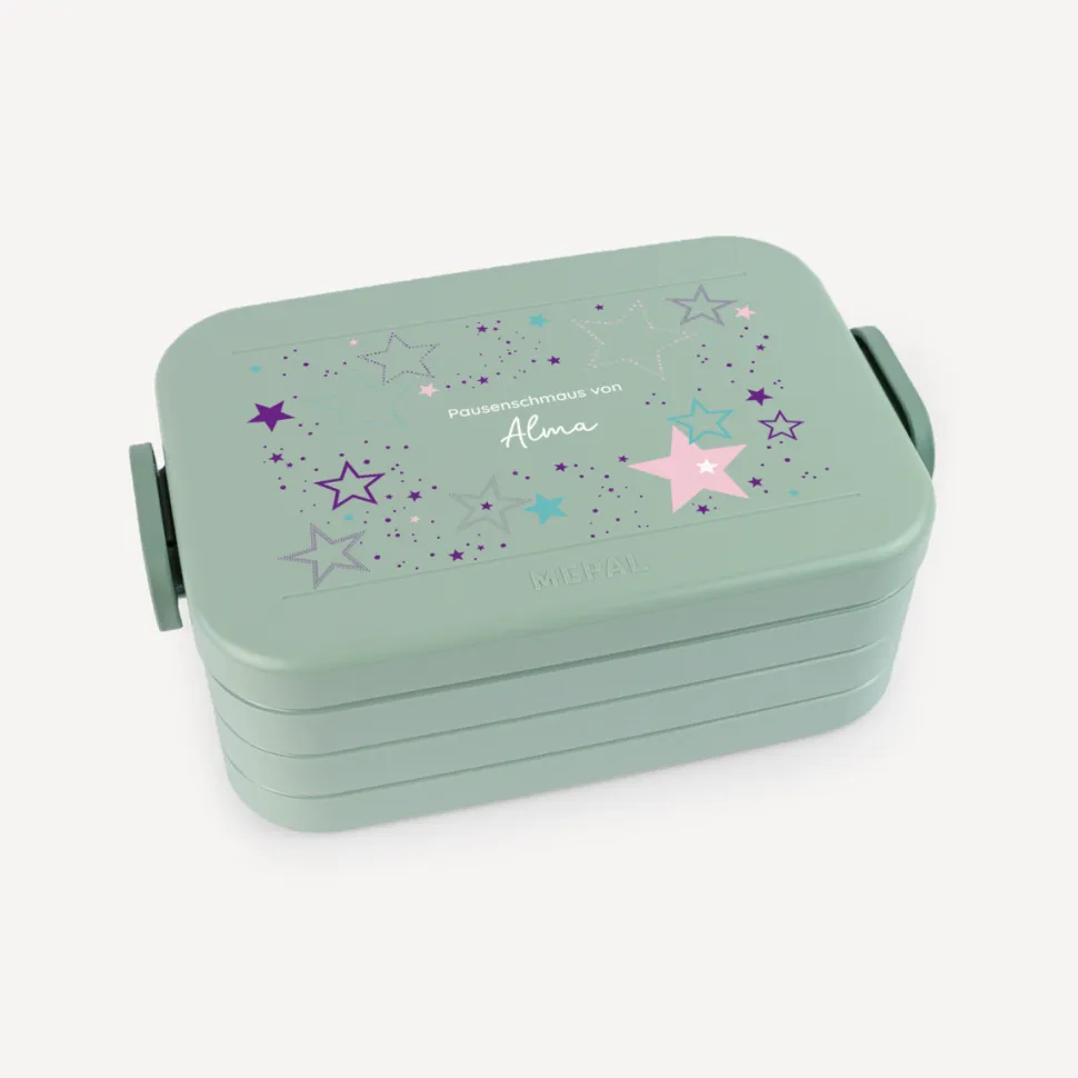 Mepal Bento Lunchbox midi Brotdose Kinder "Tanzende Sterne"