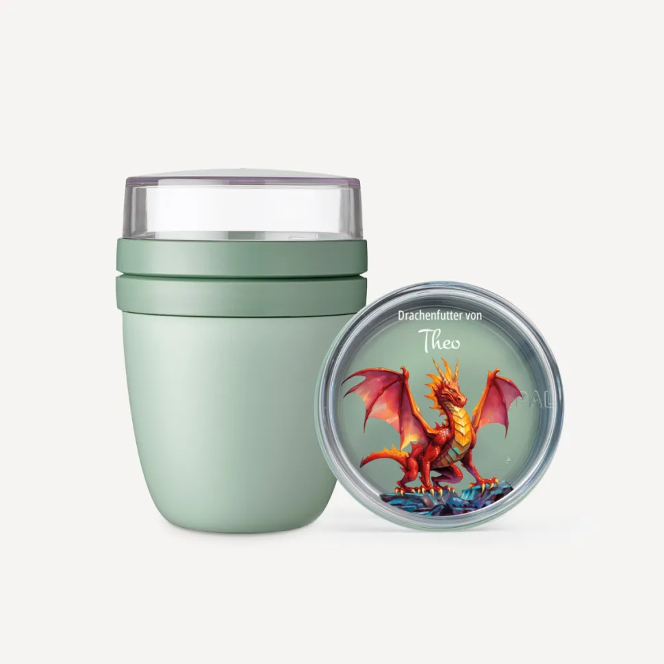 Mepal Müslibecher to go Kinder 300 ml "Mächtiger Drache"