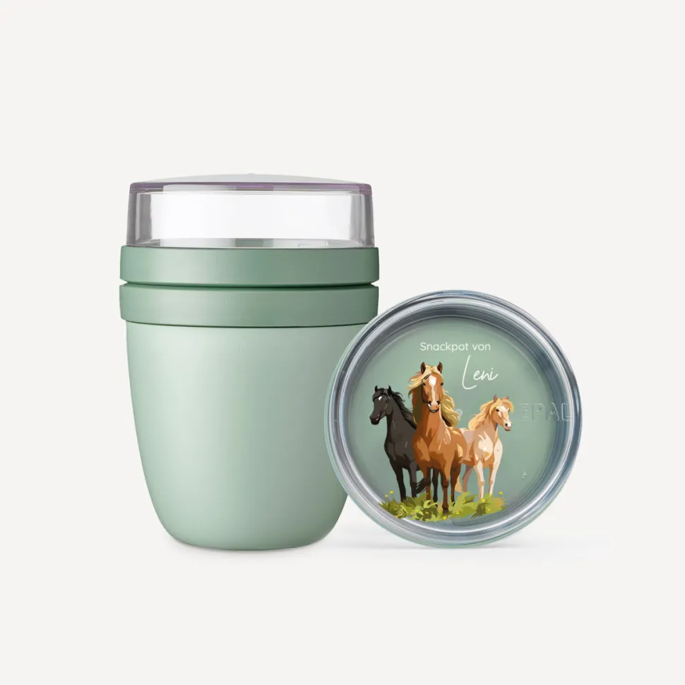 Mepal Müslibecher to go Kinder 300 ml "Pferde"