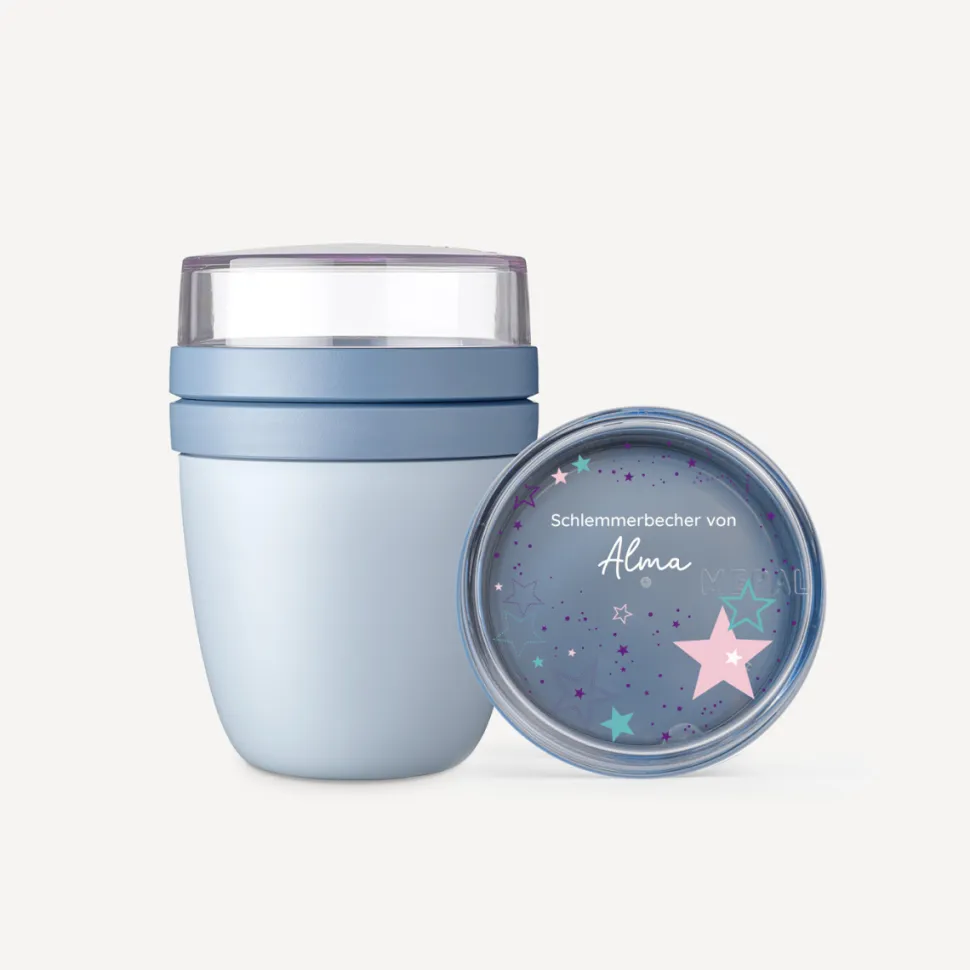 Mepal Müslibecher to go Kinder 300 ml "Tanzende Sterne"