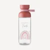 Mepal Trinkflasche Kinder 500 ml Vita "Regenbogen mit Herzen Pastell"
