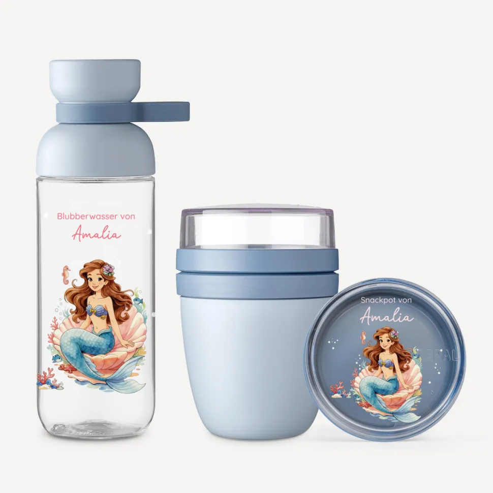 Mepal Trinkflasche Kinder 500 ml Vita "Kleine Meerjungfrau"