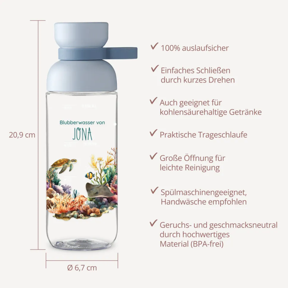 Mepal Trinkflasche Kinder 500 ml Vita "Ozean"