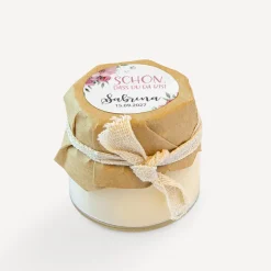 Mini Duftkerze mit Aufkleber "Bohemian Summer"