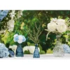 Mini Flaschenvase blau 5 x 10,7 cm