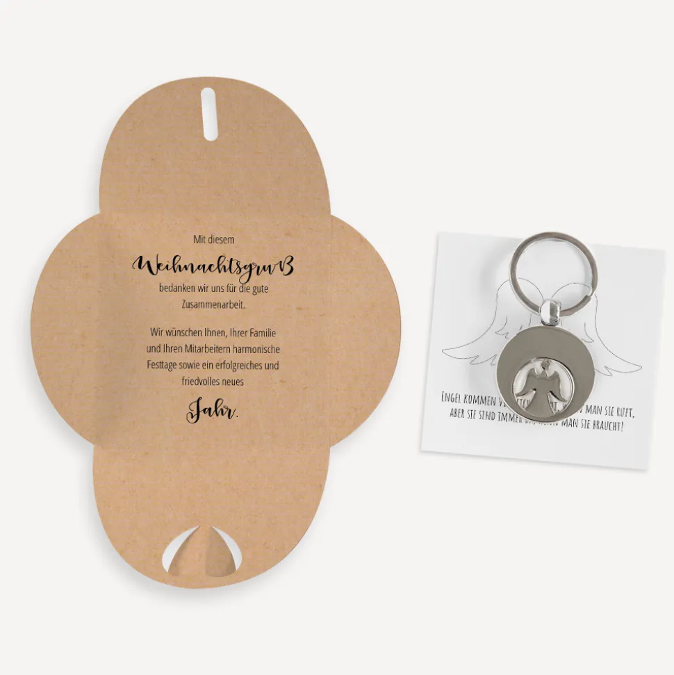 Mini Geschenkumschlag 8,5 x 8,5 cm "Frohe Weihnachten"