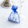 Organzasäckchen blau