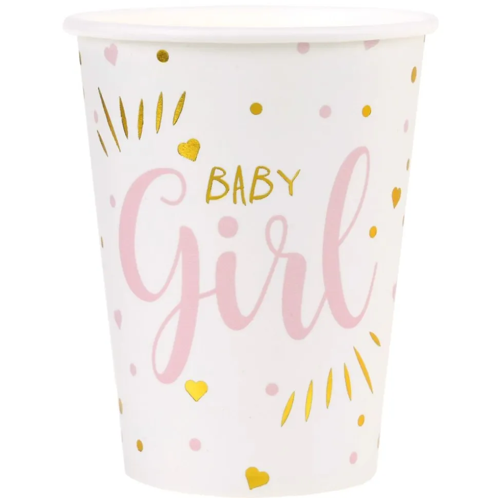 Pappbecher Babyparty "Girl" 10 Stück
