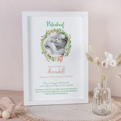 Patenbrief Blumenkranz