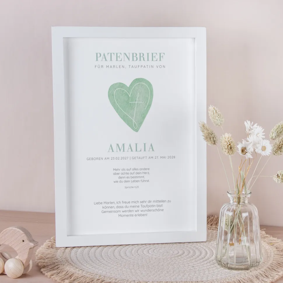 Patenbrief "Herz"