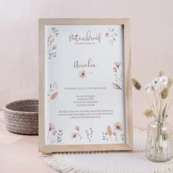 Patenbrief "Wild Flowers"