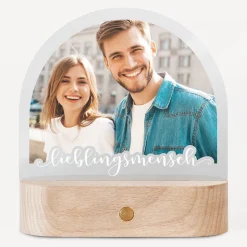 Personalisierte Fotolampe "Lieblingsmensch"