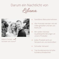 Personalisierte LED-Lampe Herz mit Namen