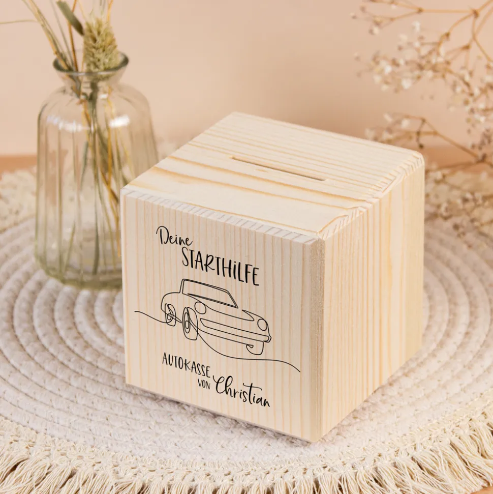 Personalisierte Spardose Hochzeit Haus