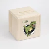 Personalisierte Spardose Kinder "Wilder T-Rex"