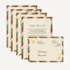 24 personalisierte Wichtelbriefe als Download zum Ausdrucken