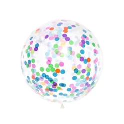 Riesenballon Konfetti bunt Ø 1 m