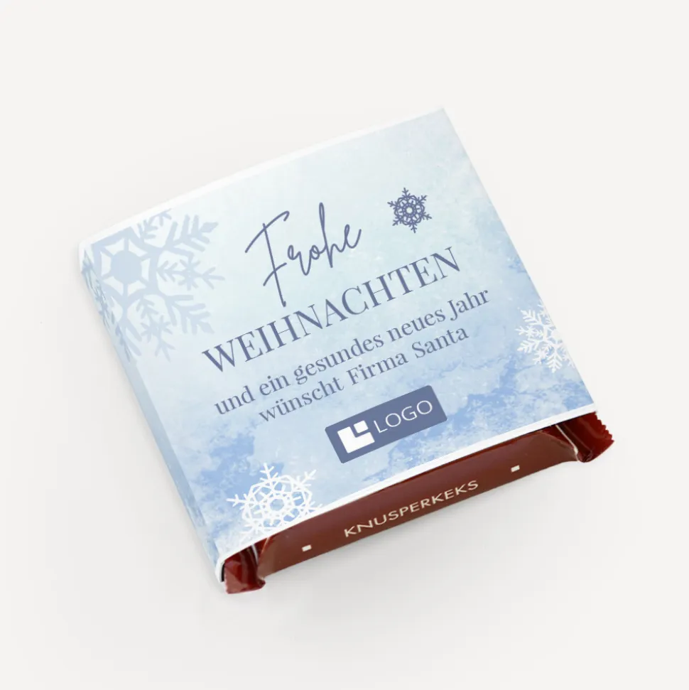 Ritter Sport Mini mit Banderole "Schneeflocken"