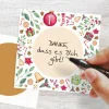 Rubbel Adventskalender Karten + Schnur Weihnachtsallerlei