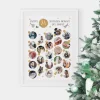 Rubbel Adventskalender mit Fotos "Kranz"