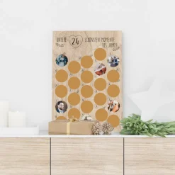 Rubbel Adventskalender mit Fotos