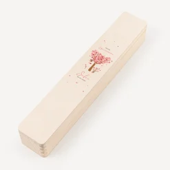 Schmale Kerzenbox Holz