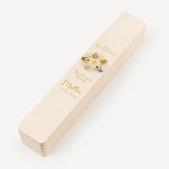 Schmale Kerzenbox Holz "Ihr seid meine Freunde!"