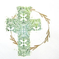 Servietten "Kreuz" grün 20 Stück