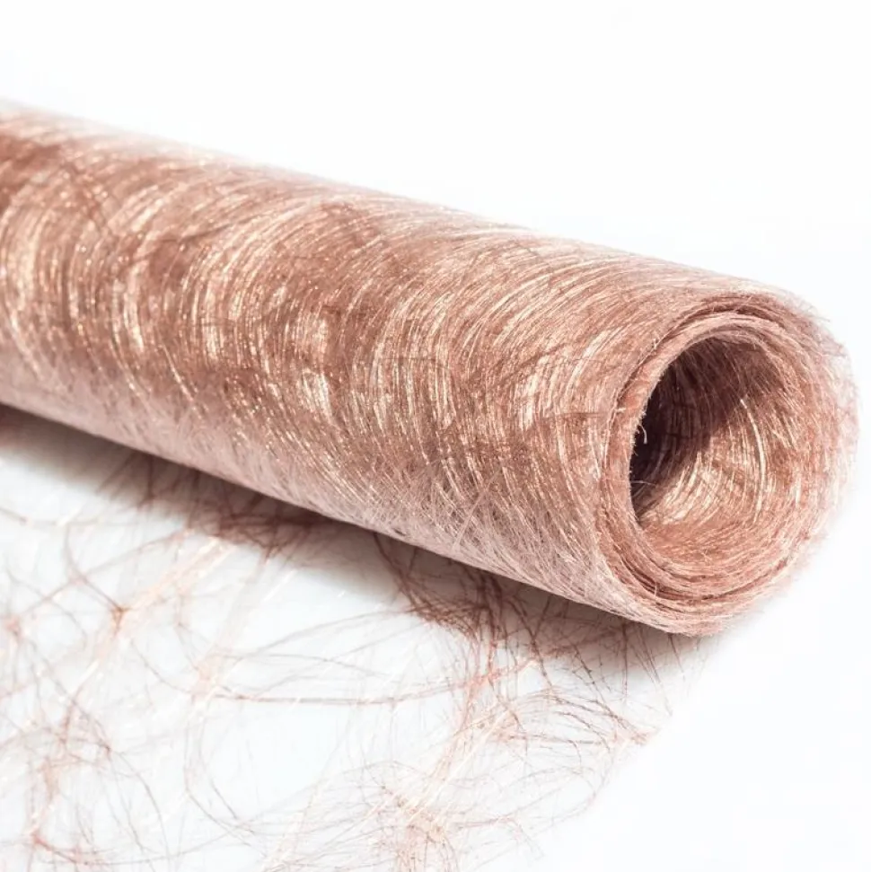 Sizoweb Tischband roségold 30 cm x 5 m