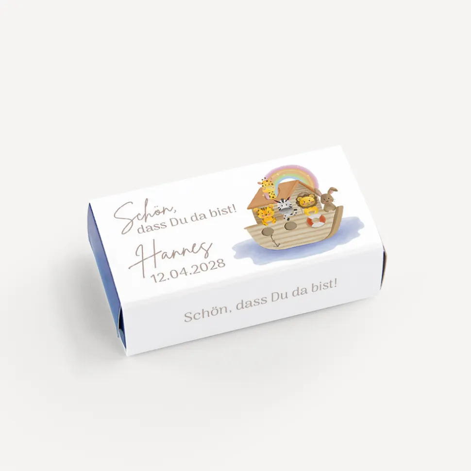 SMARTIES mini mit Banderole "Arche Noah Regenbogen Pastell"