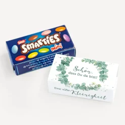 SMARTIES mini mit Banderole "Eukalyptuskranz"
