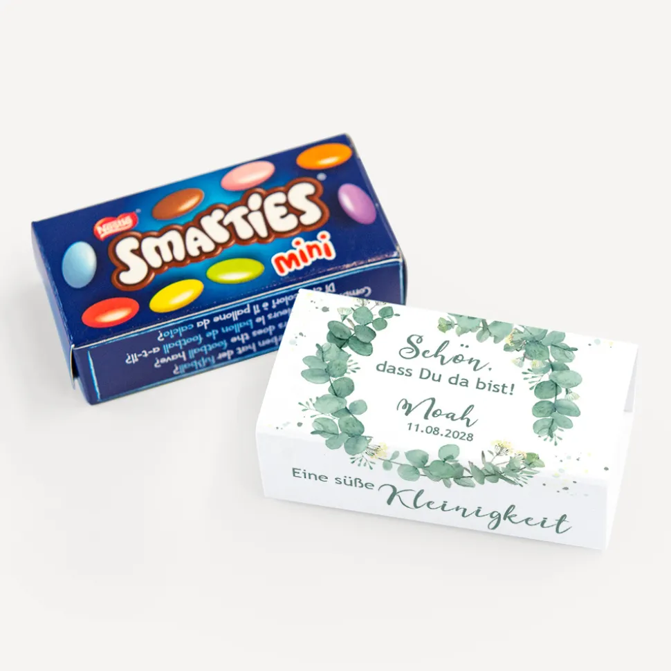 SMARTIES mini mit Banderole "Eukalyptuskranz"