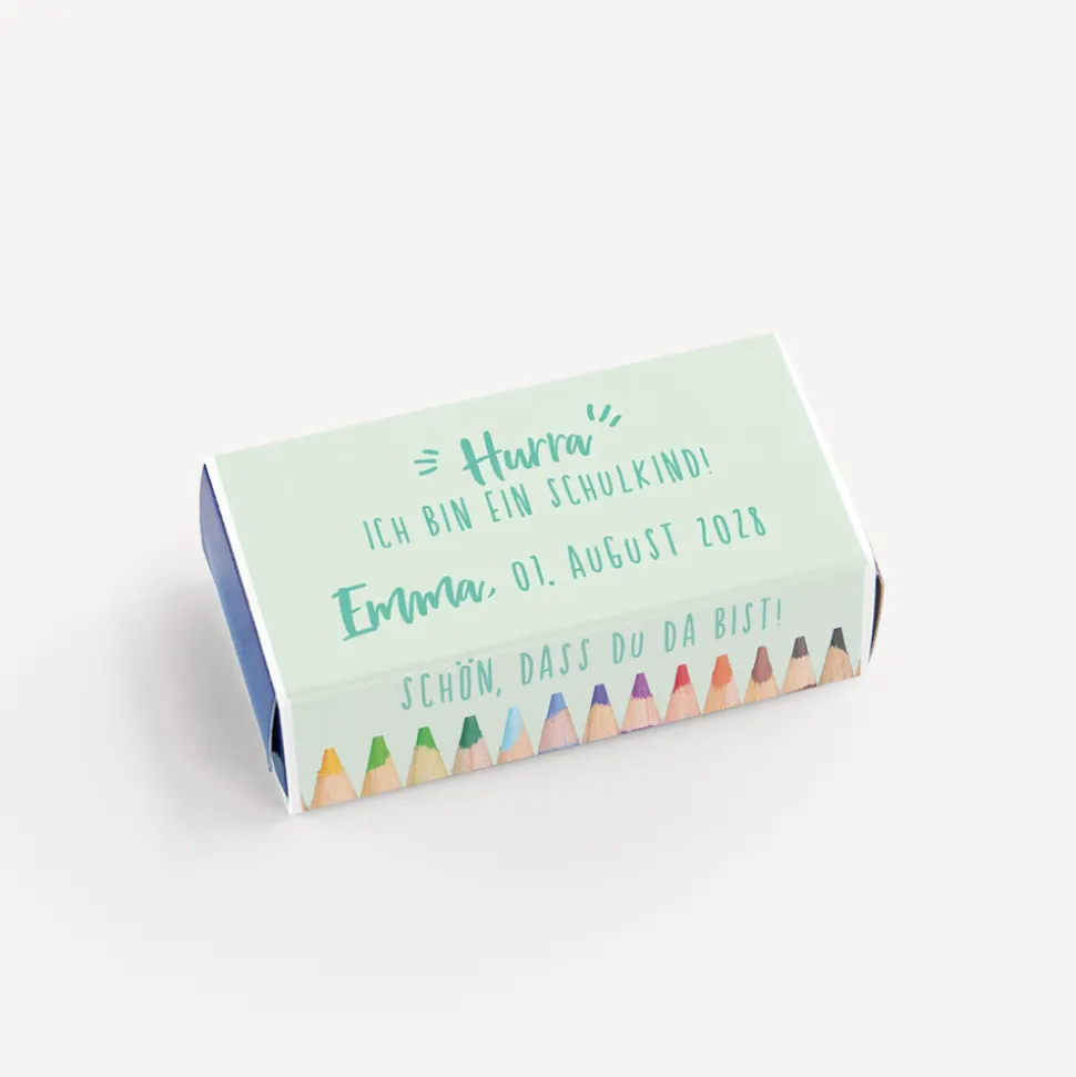 SMARTIES mini mit Banderole "Stifte ABC"